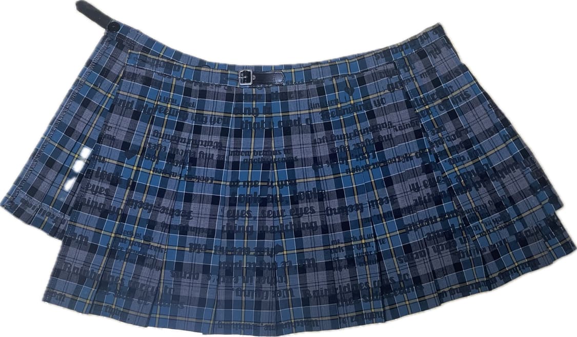 레이어드 벨트 랩스커트 상품이미지1