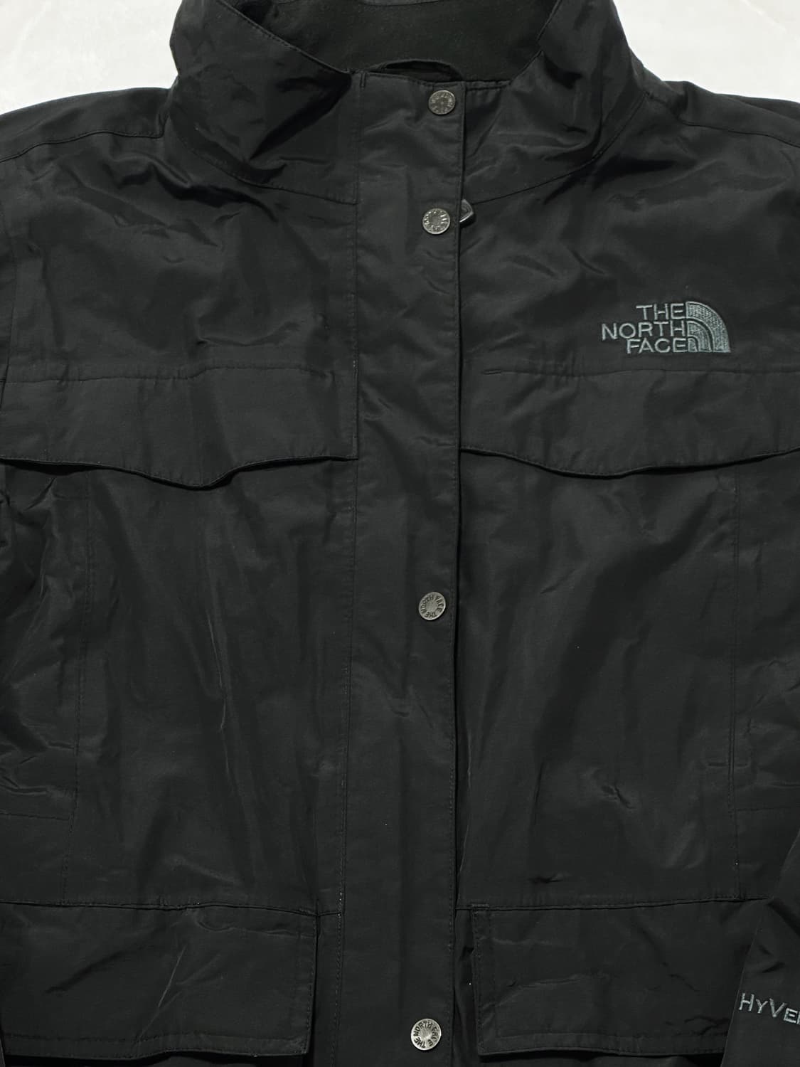 노스페이스 HyVent 블랙 롱 바람막이 자켓 상품이미지2