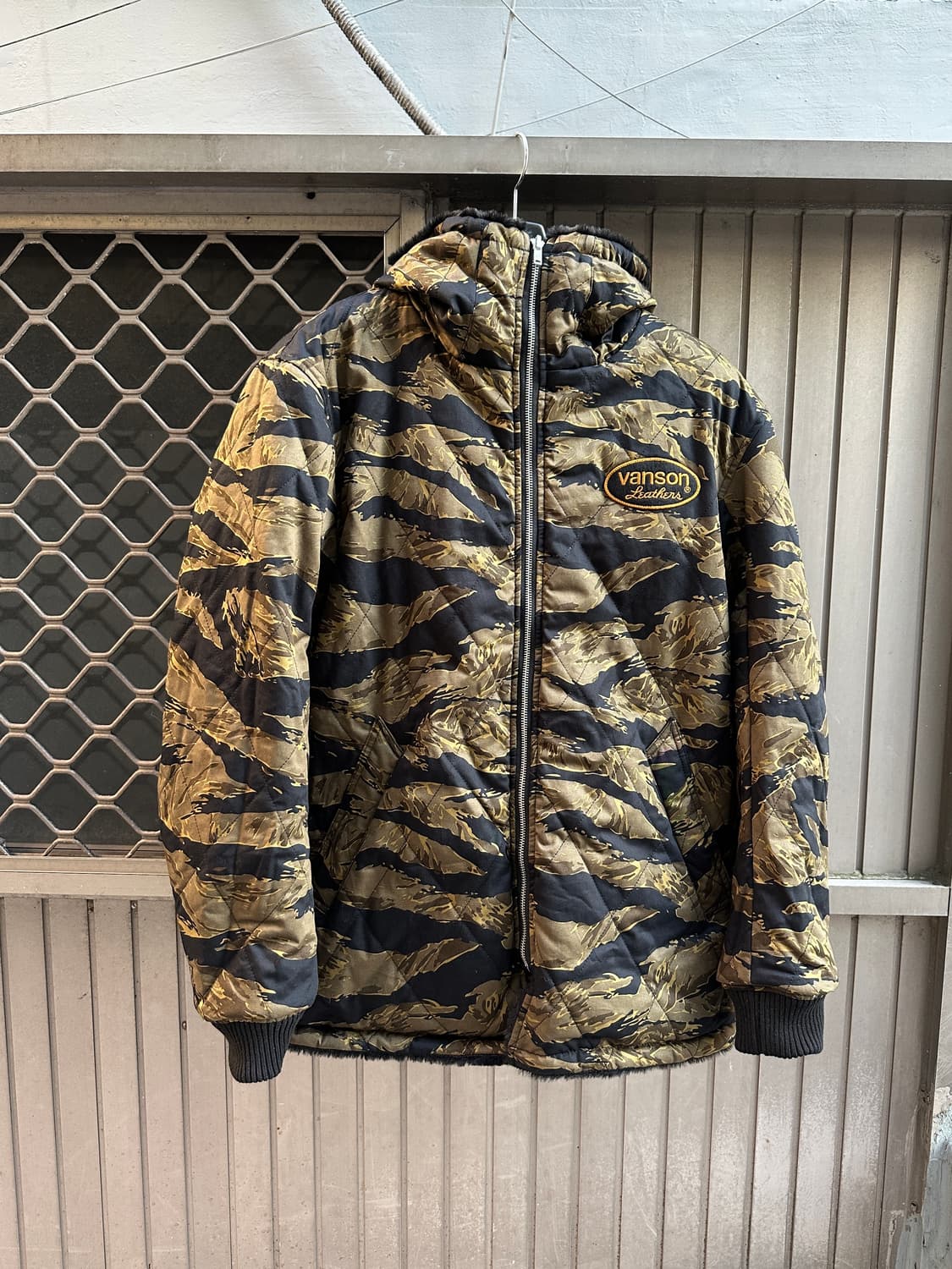RARE VANSON reversible camo fur jacket 상품이미지2
