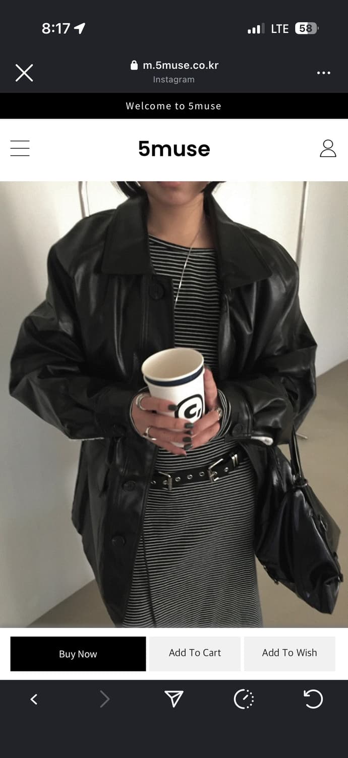 레더자켓 오뮤즈 상품이미지1