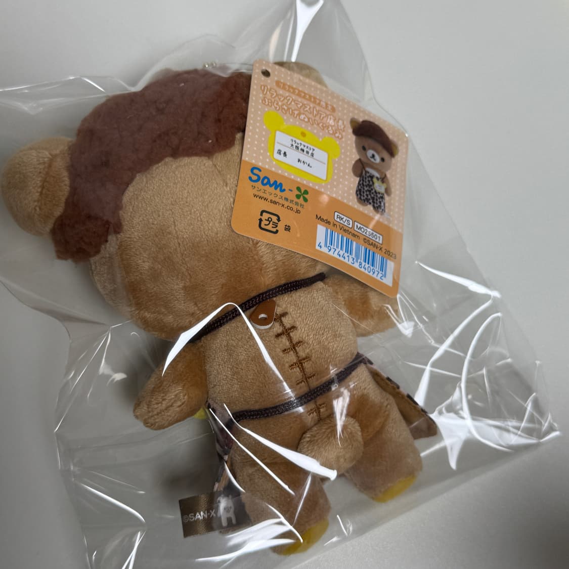 리락쿠마 우메다 점장 마스코트 키링 인형 상품이미지2