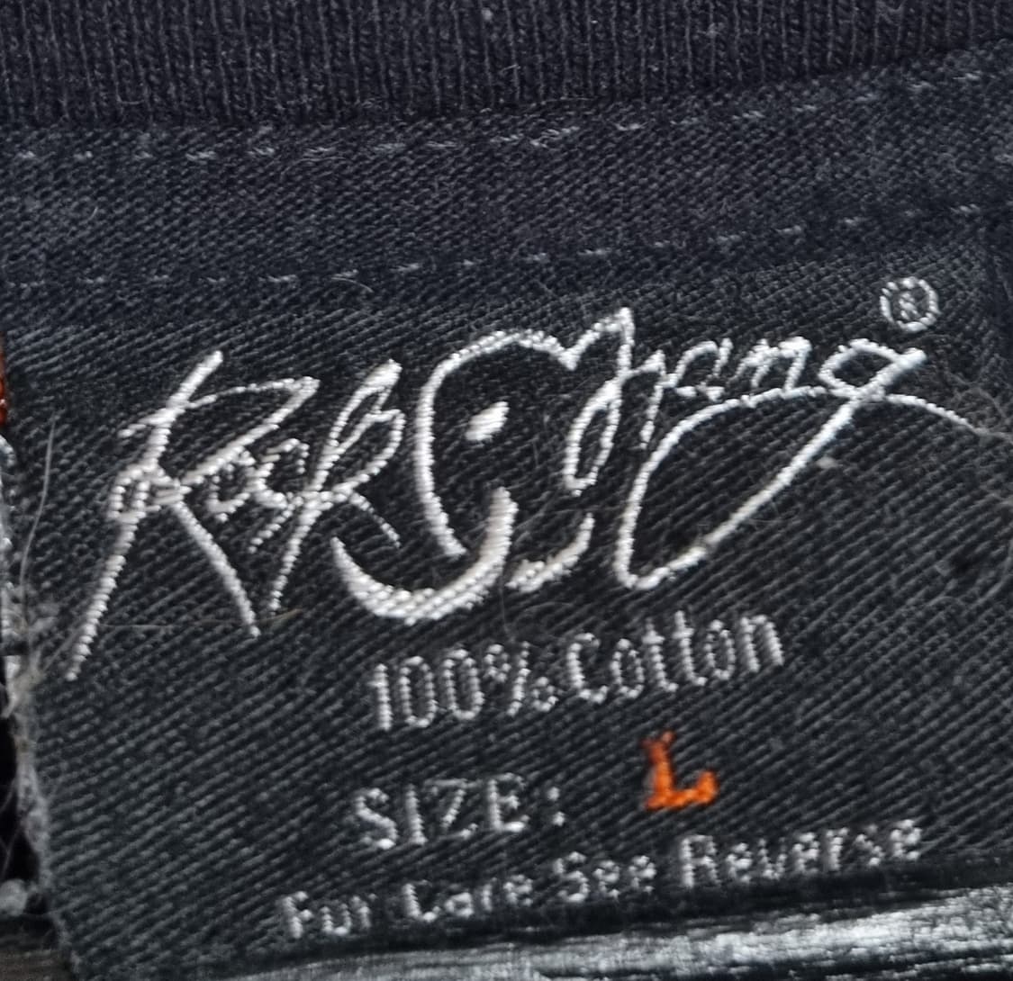 L ) ROCK CHANG 블랙 빈티지 호랑이 반팔티 상품이미지3