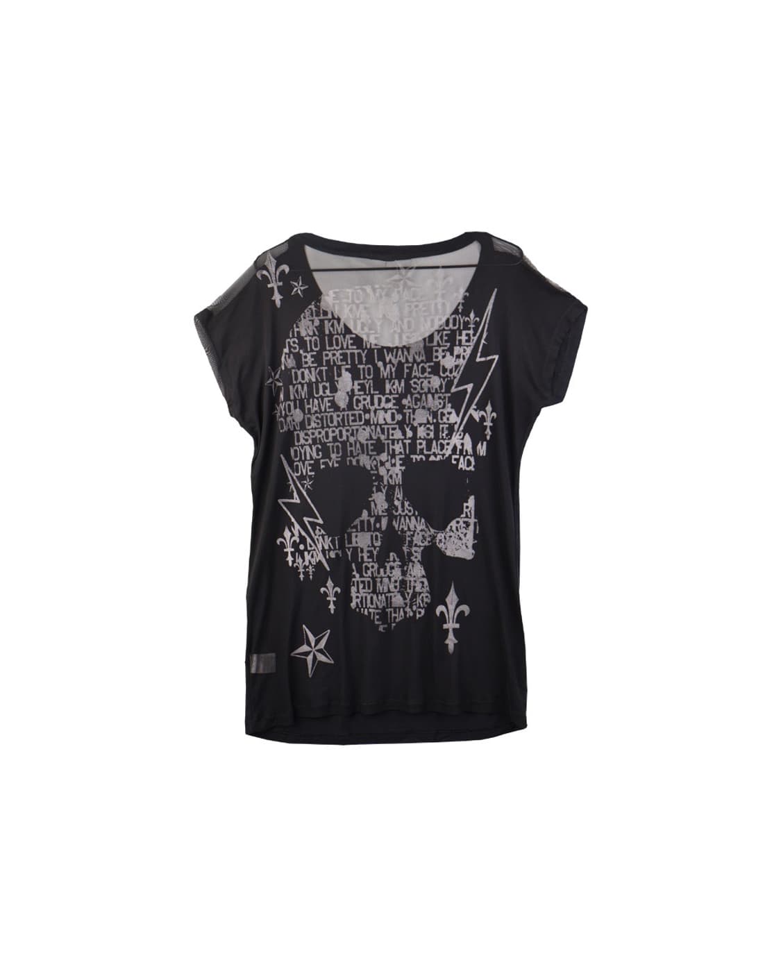 Ghost Of Harlem Skull Graphic T-shirts 상품이미지5