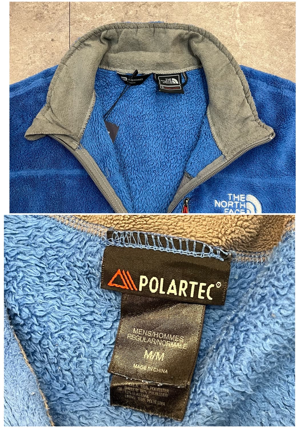 노스페이스 플리스 자켓 블루 M #csz2692 상품이미지3