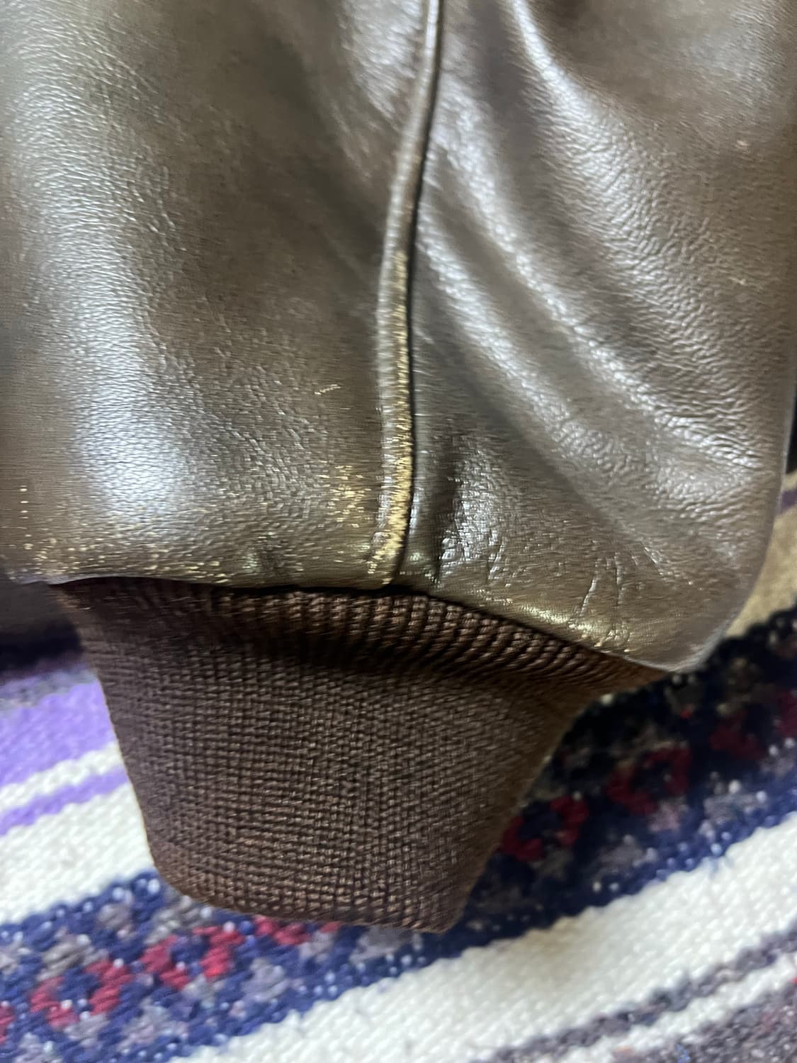 80s usa 엘엘빈 A2 레더자켓 상품이미지5