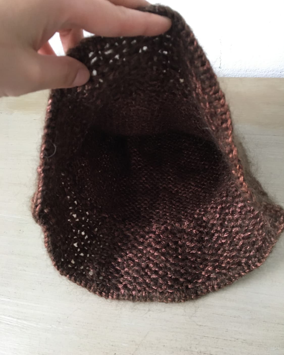  glitter ribbon point knit beanie 상품이미지3