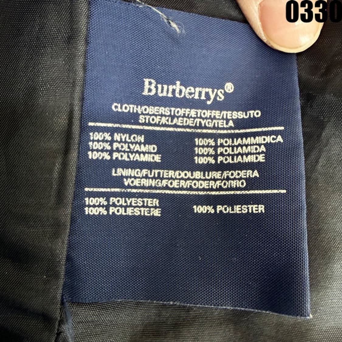 버버리 Burberrys 빈티지 후드 윈드브레이커 자켓 XL 0330 상품이미지8