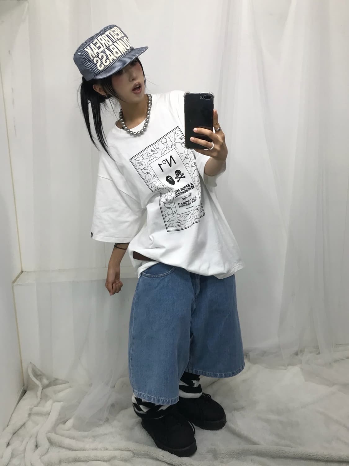 < Bape X Neighborhood Collaboration T-sh 상품이미지7