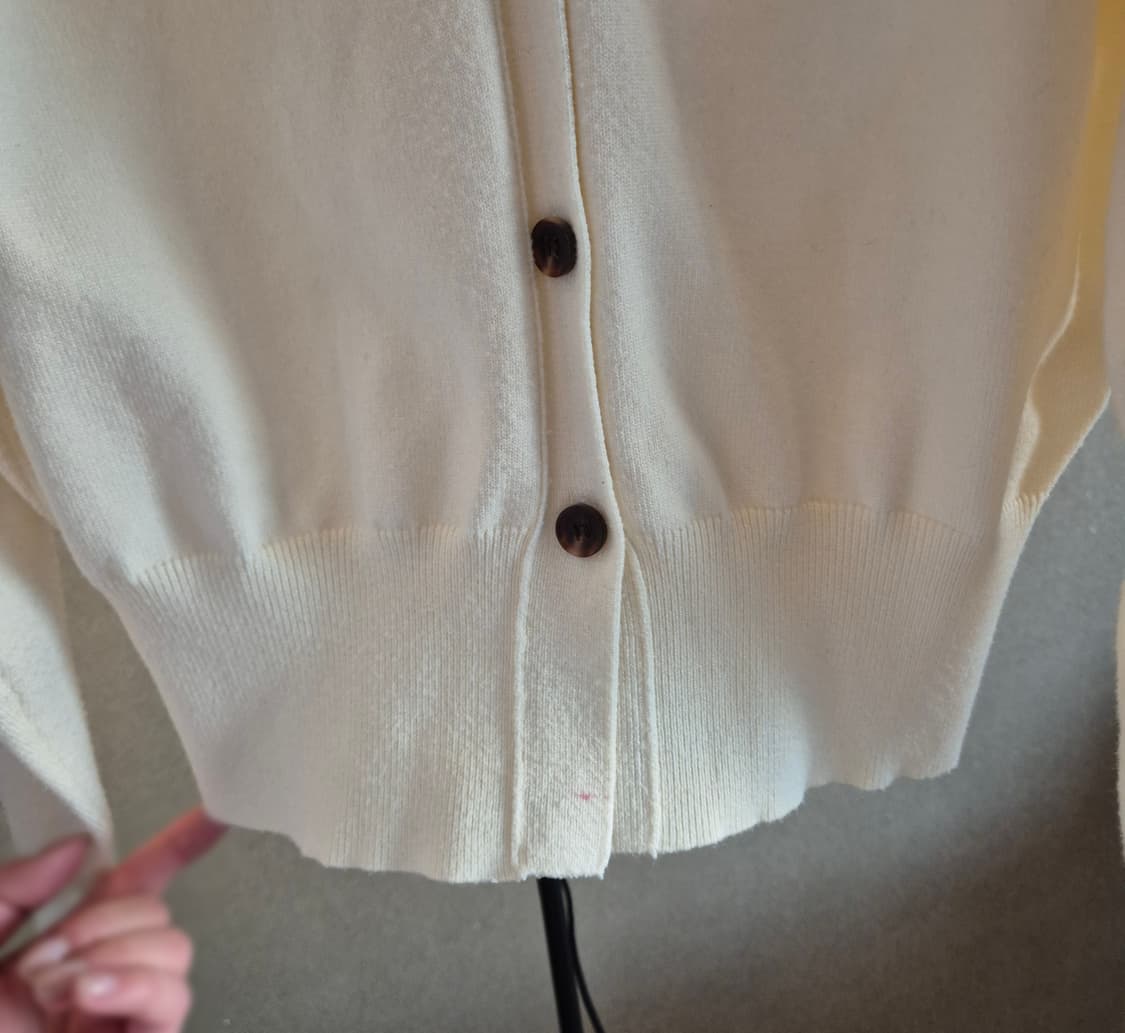 제너럴아이디어 에센셜 가디건 S / 아이보리 상품이미지4