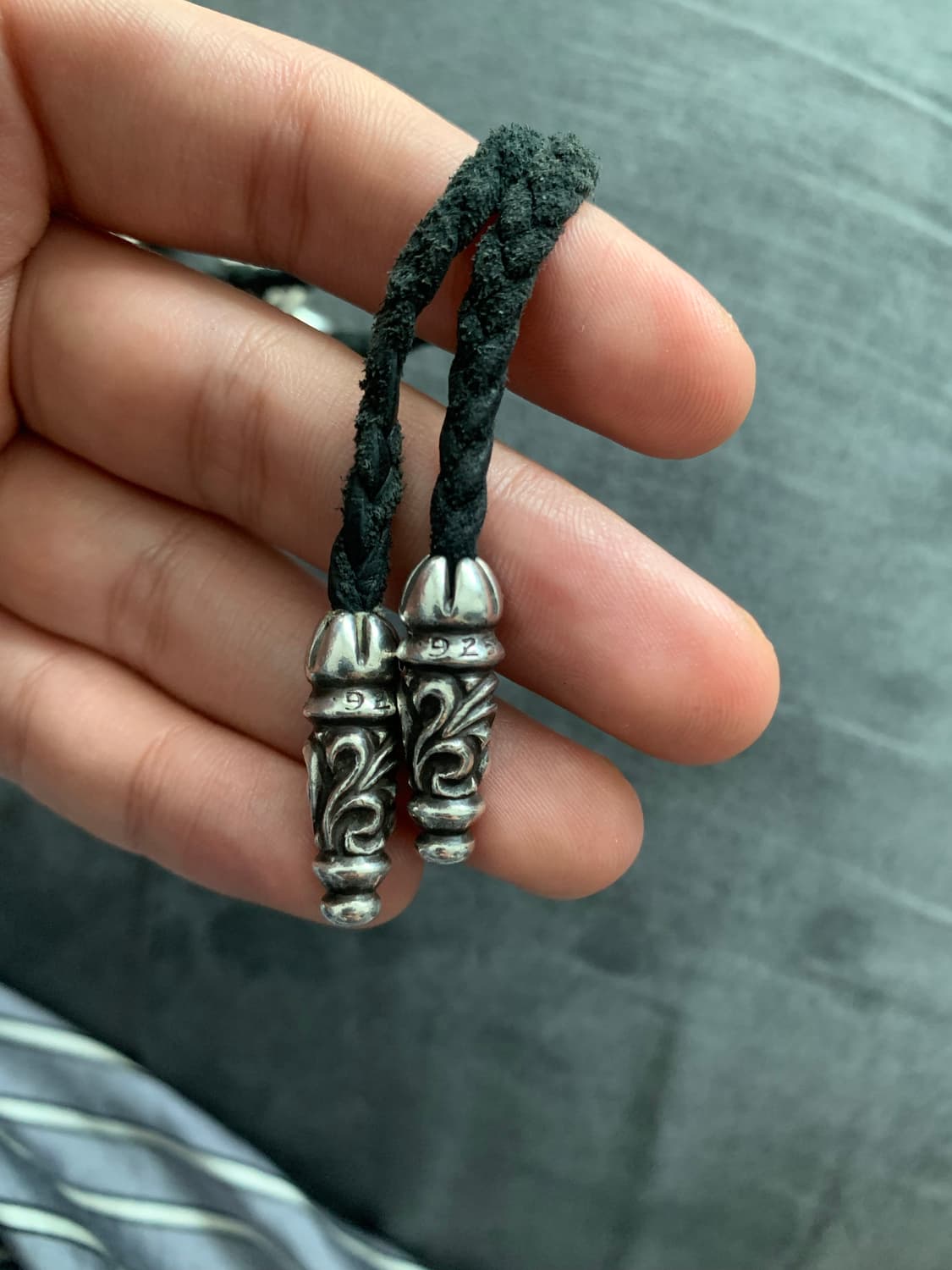 GD착용 크롬하츠 필리그리 XL 펜던트 볼로팁 목걸이 상품이미지5