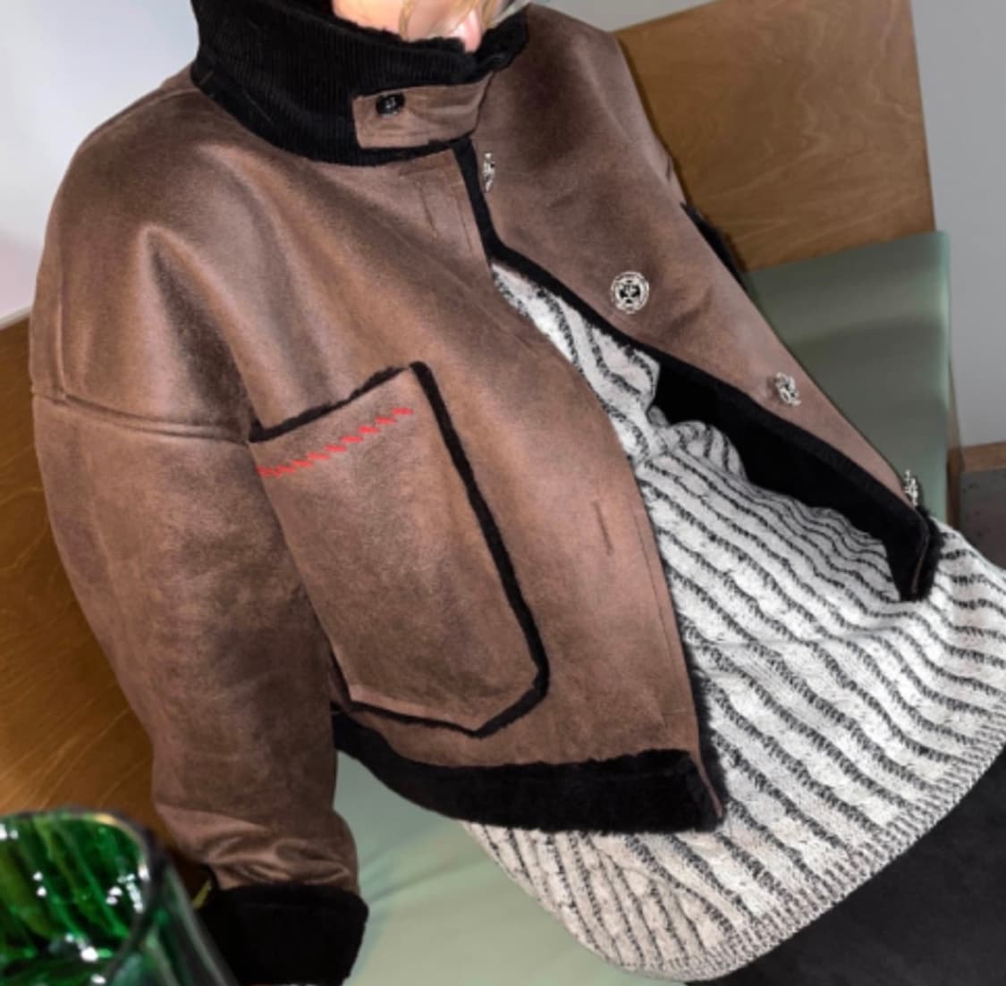 [김아홉] 메이드 무스탕 상품이미지4