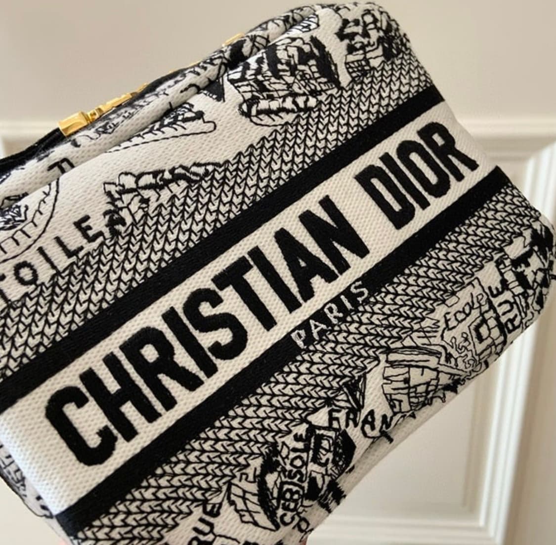 디올 뷰티 플랑드파리 자수 패브릭 파우치백 상품이미지5