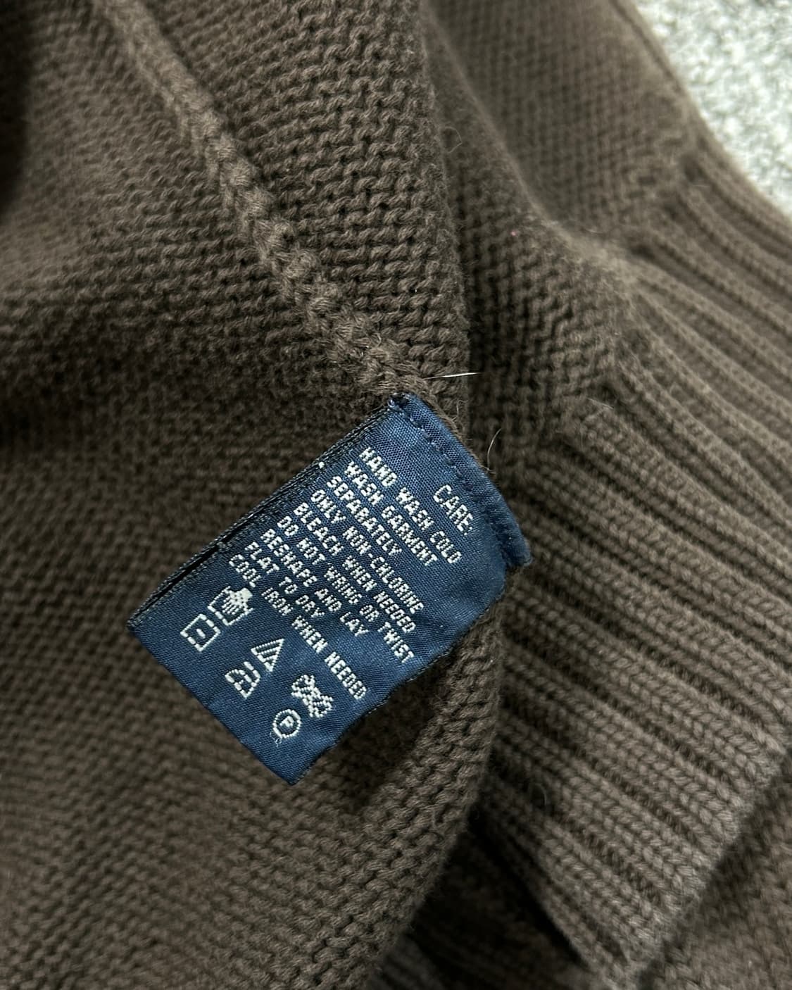 폴로 랄프로렌 브라운 니트 후드집업  상품이미지9