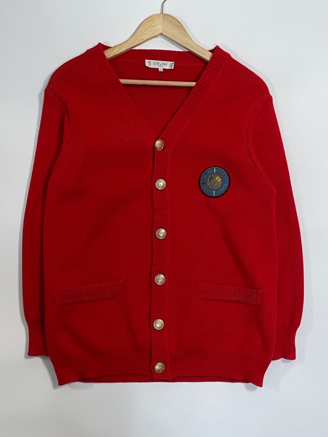 셀린느 빅로고 금장 가디건 상품이미지4