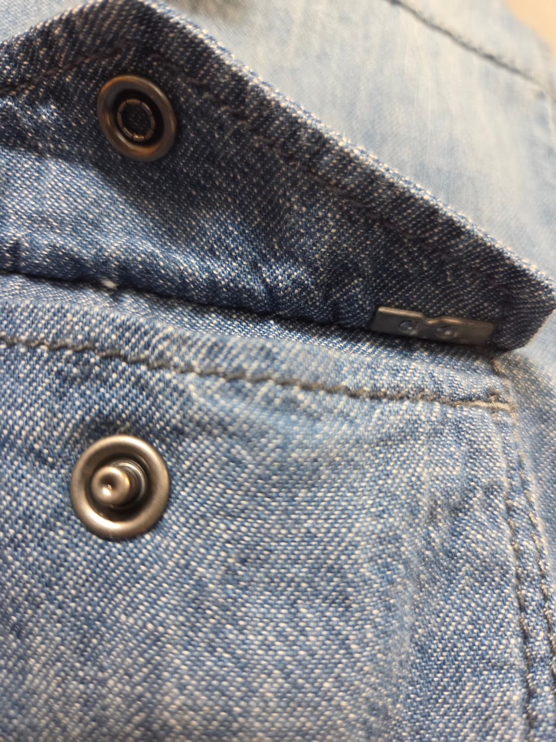 G-Star RAW 데님 민소매 셔츠(XXS/S/M) 상품이미지3