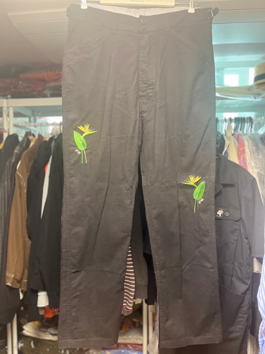 칠드런 오브 더 디스코댄스 자수 차이나팬츠 3 상품이미지2