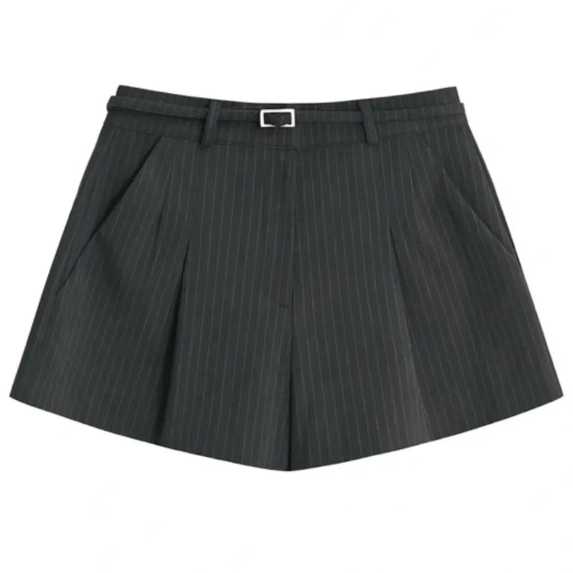 릴리코츠 스트라이프 벨티드 쇼츠 상품이미지1