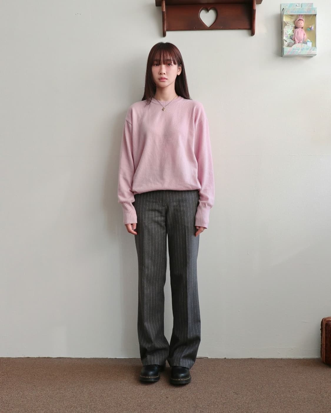 Maeil slacks stripe (grey / 1size) 상품이미지1