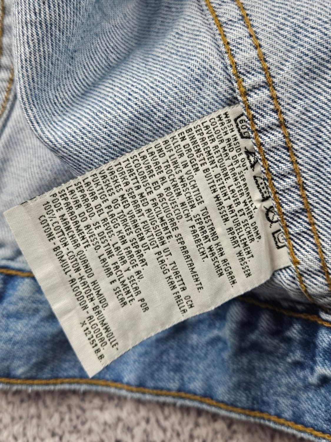 리바이스 리빌딩 리워크 데님 바시티 자켓 ( XL ) / 10798 상품이미지9