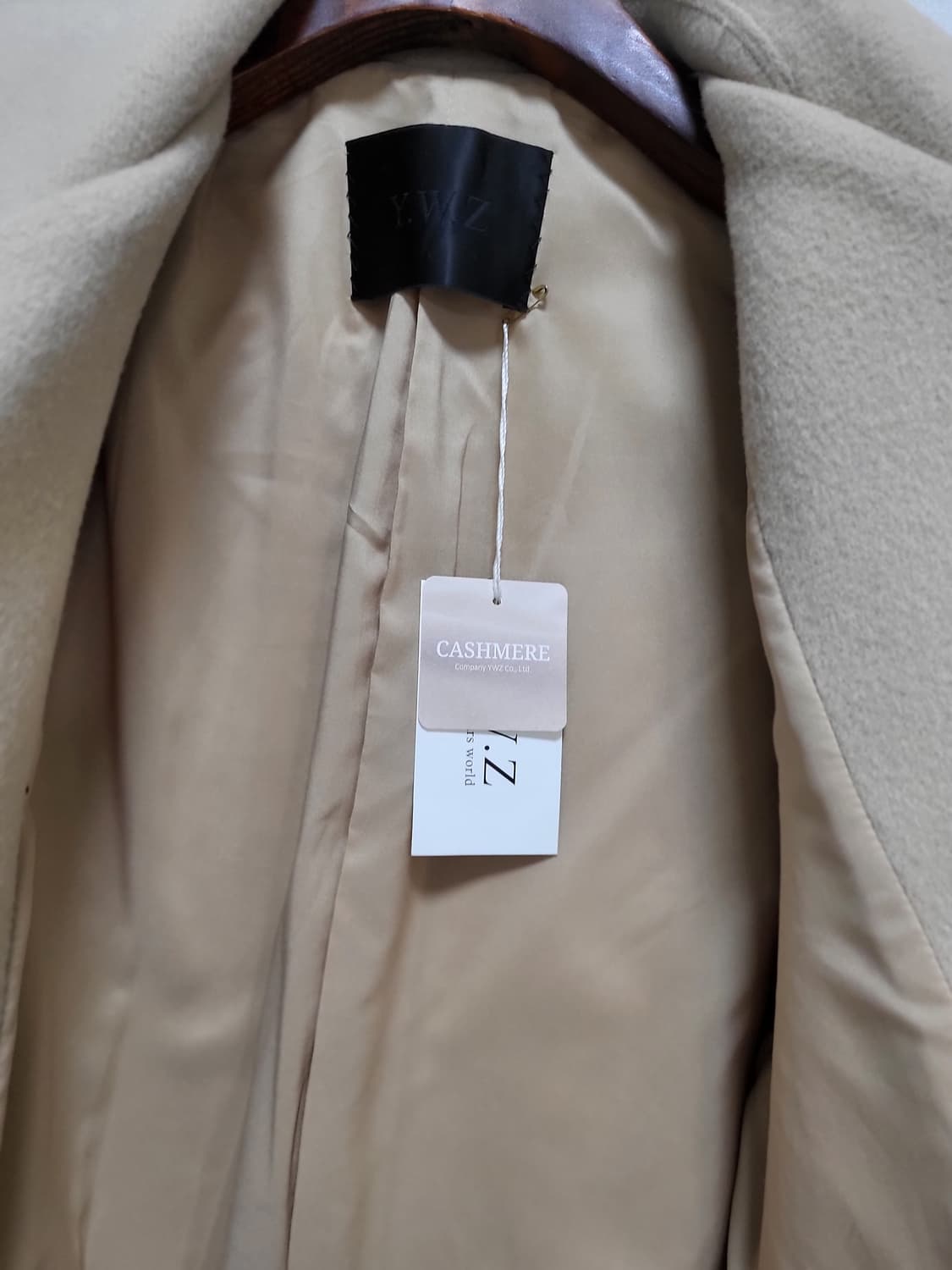 개이득!가성비!YVZ 캐시미어 울 더블 롱코트 FREE새제품 상품이미지4