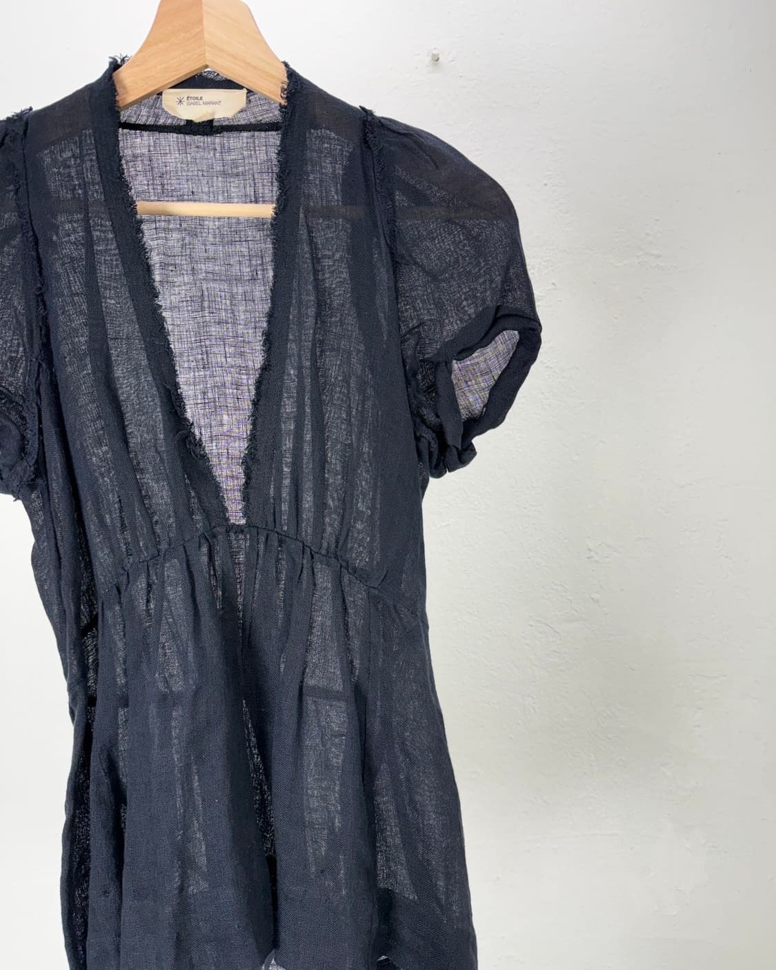 이자벨마랑 에뚜왈 샤기드 리넨 탑 블라우스 상품이미지3