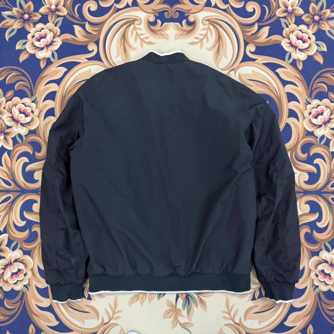 (XL)아디다스 Adidas 삼선 항공 MA-1자켓(블랙,검흰) 상품이미지6