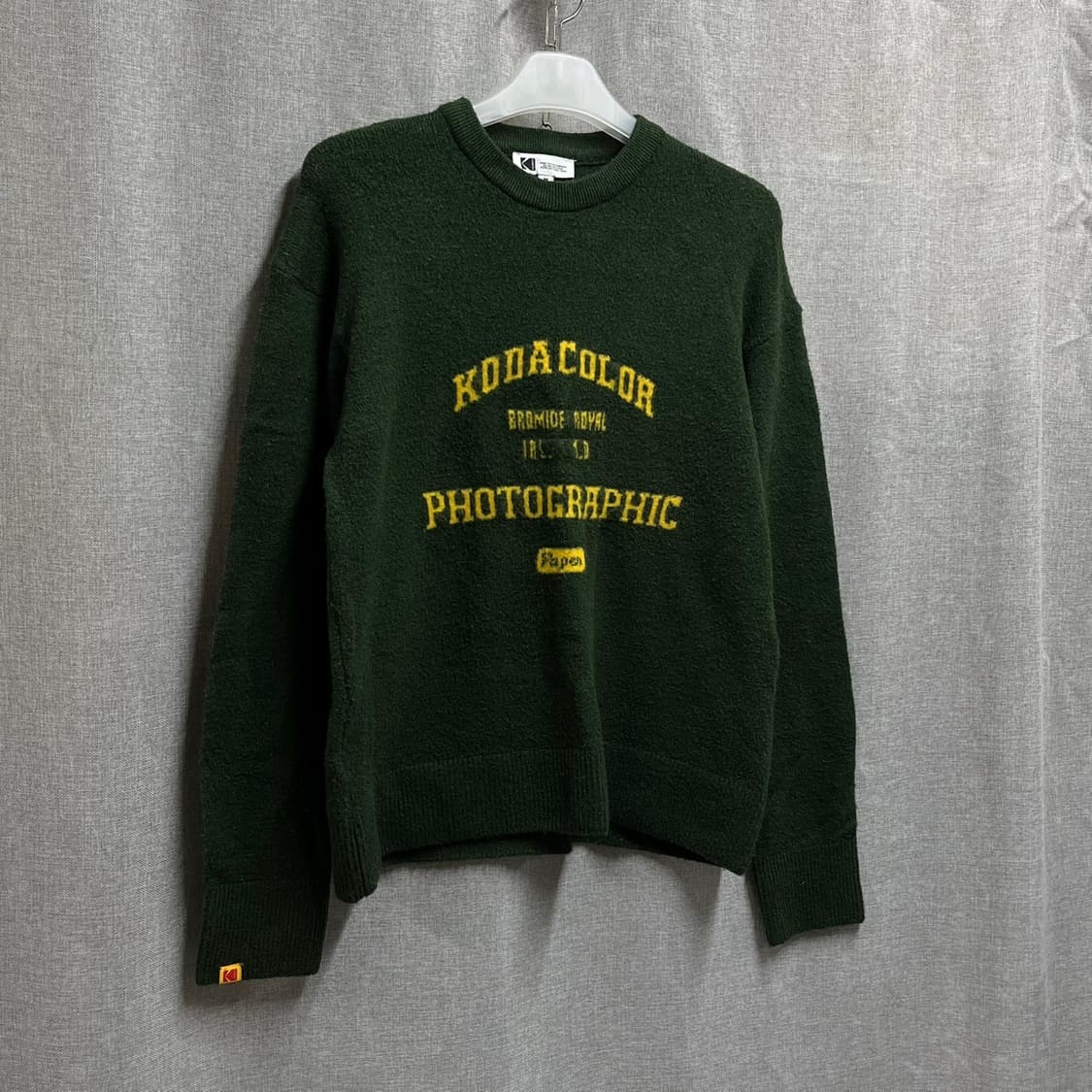 [M/루즈핏] 코닥어패럴(KODAK) 그래픽 니트 스웨터 상품이미지2