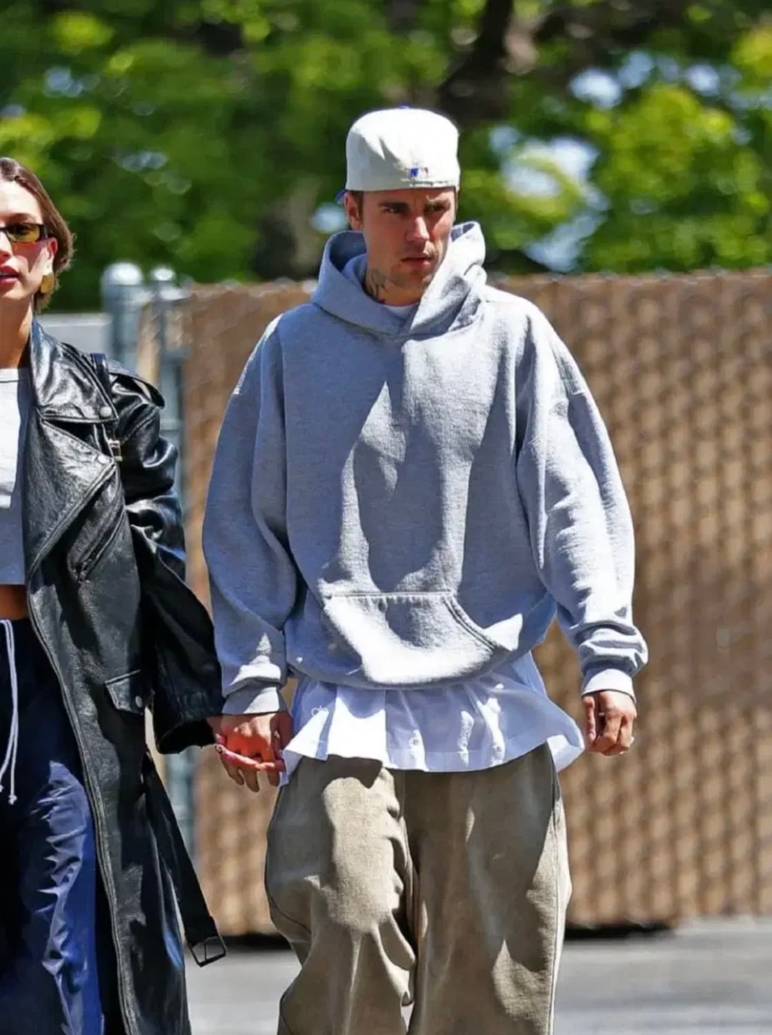 90s 러셀 빈티지 후드 그레이 XL 상품이미지1