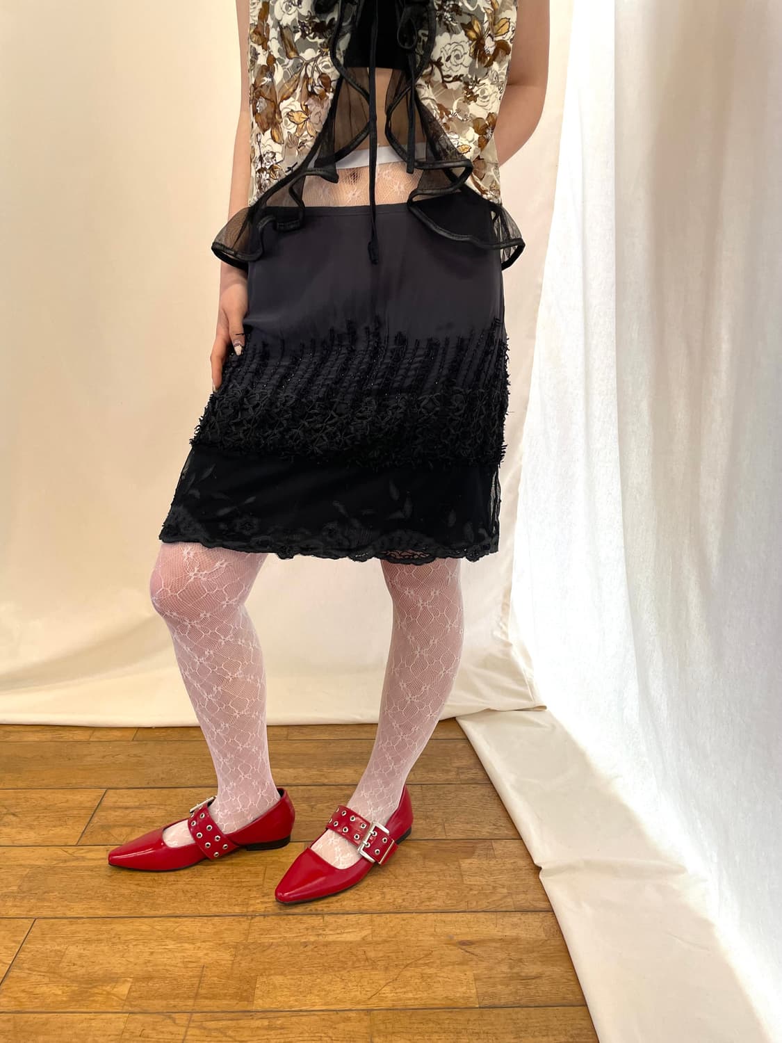 DIESEL fringe skirt 상품이미지1