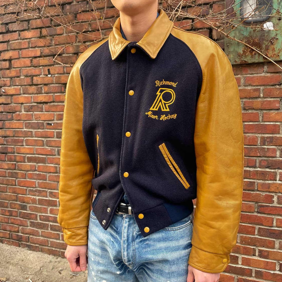 80s 빈티지 바시티 자켓 상품이미지2