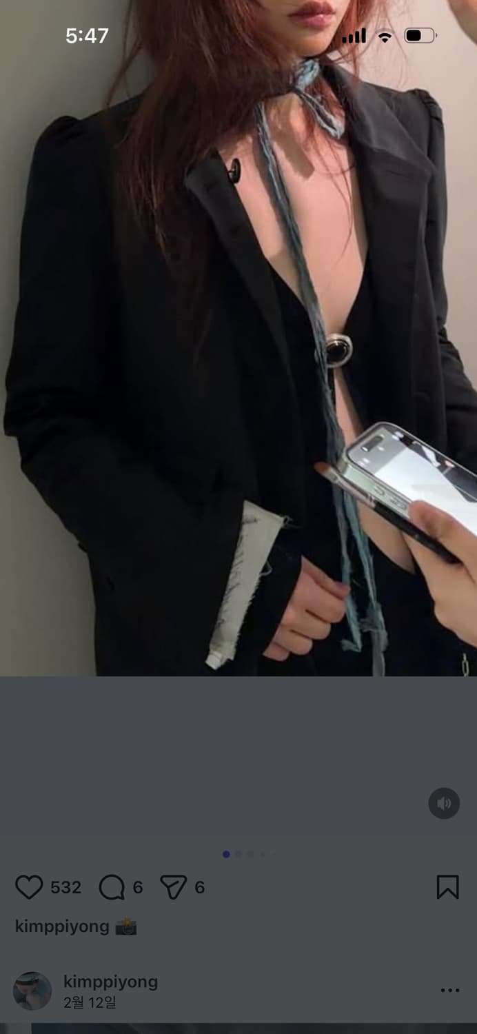 [Y2K/빈티지] KUMIKYOKU 쿠미쿄쿠 블랙 퍼프 숏 자켓 상품이미지9