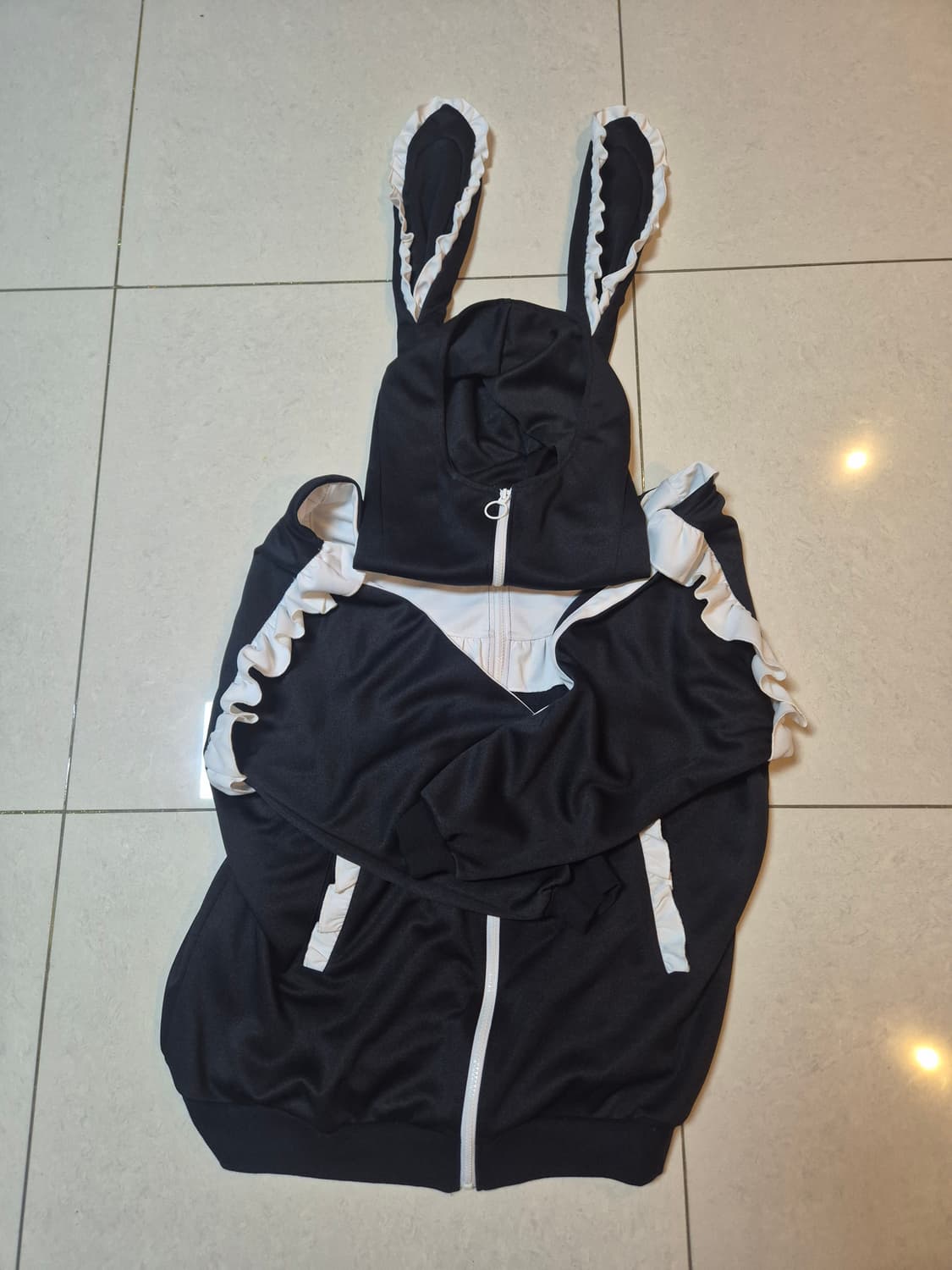 노에미 서브컬쳐 토끼귀 후드 져지 M 상품이미지2