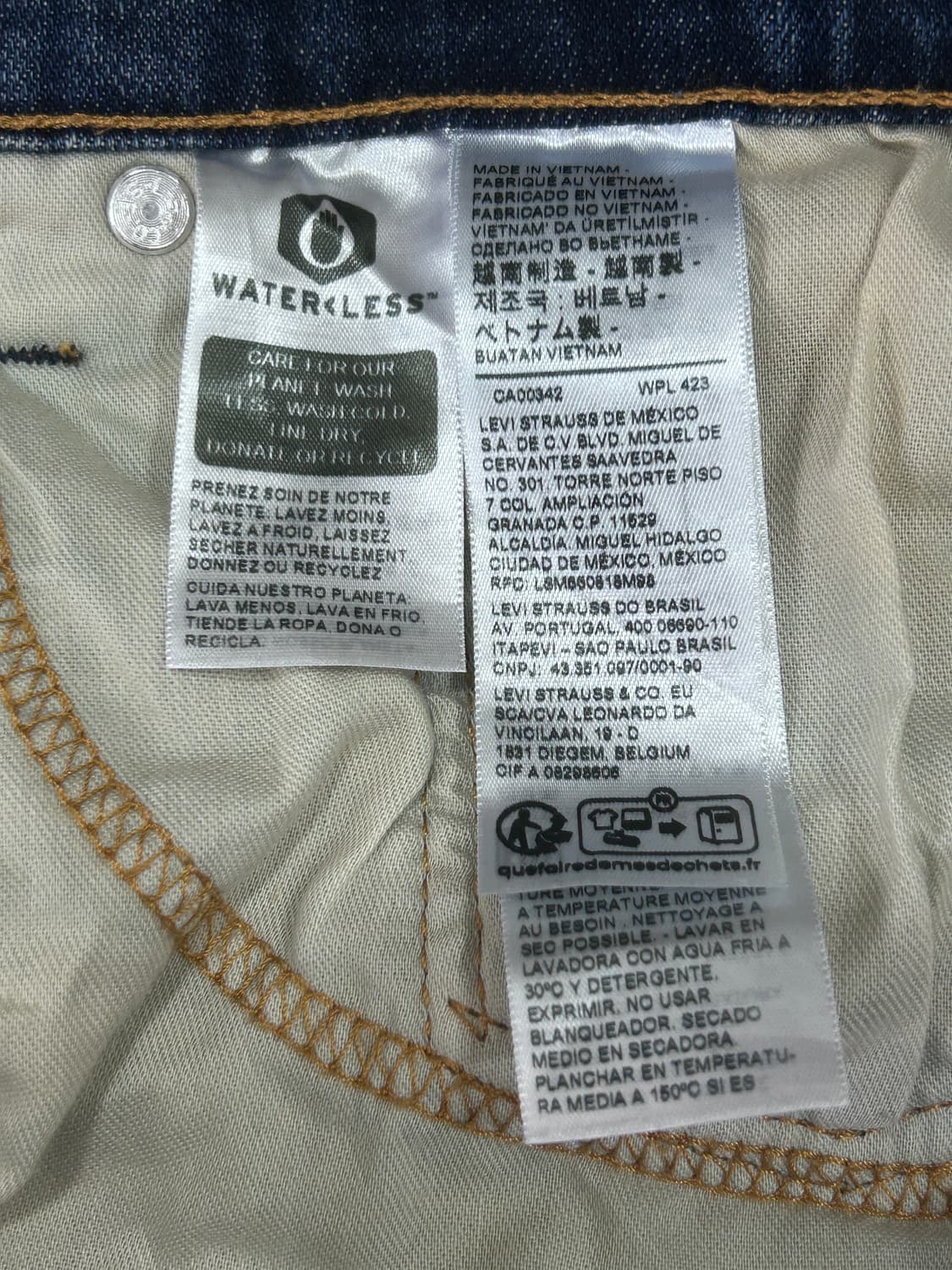 Levis 리바이스 502 테이퍼드 데님 팬츠 청바지 34 상품이미지9