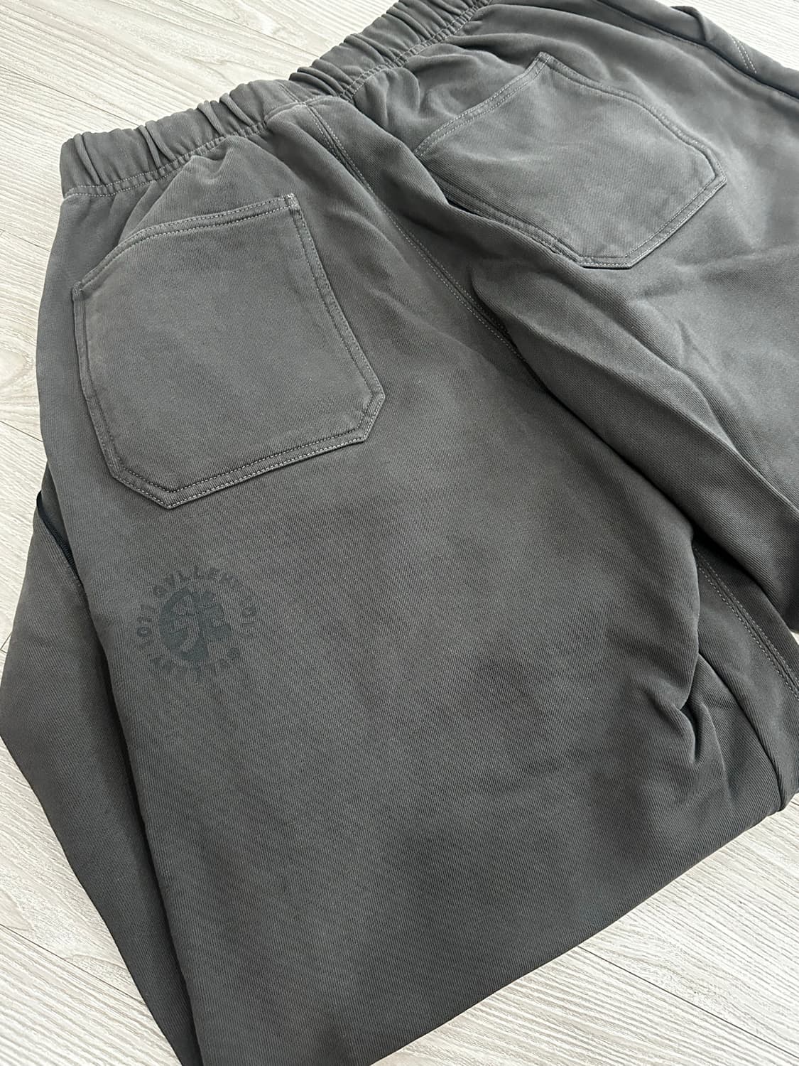 폴리테루 1011 스웻팬츠 워시드 그린 4 상품이미지2