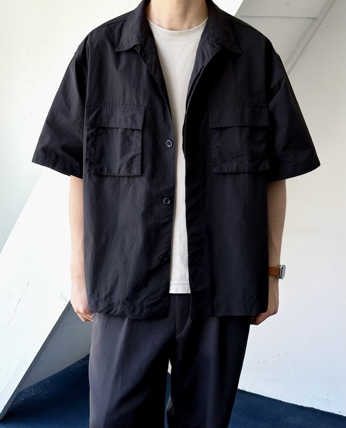 Ripstop fabric mil design H/S shirt 상품이미지6