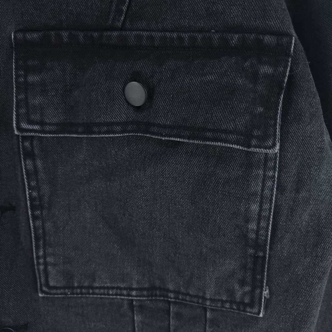 [남F]식코스(SICKOS) 흑청 데님 자켓[Y63-140] 상품이미지5