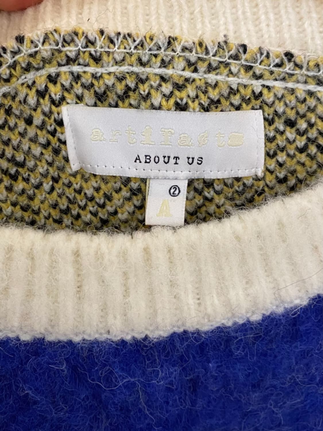 ART IF ACTS mondrian alpaca knit 아트이프엑츠 상품이미지9