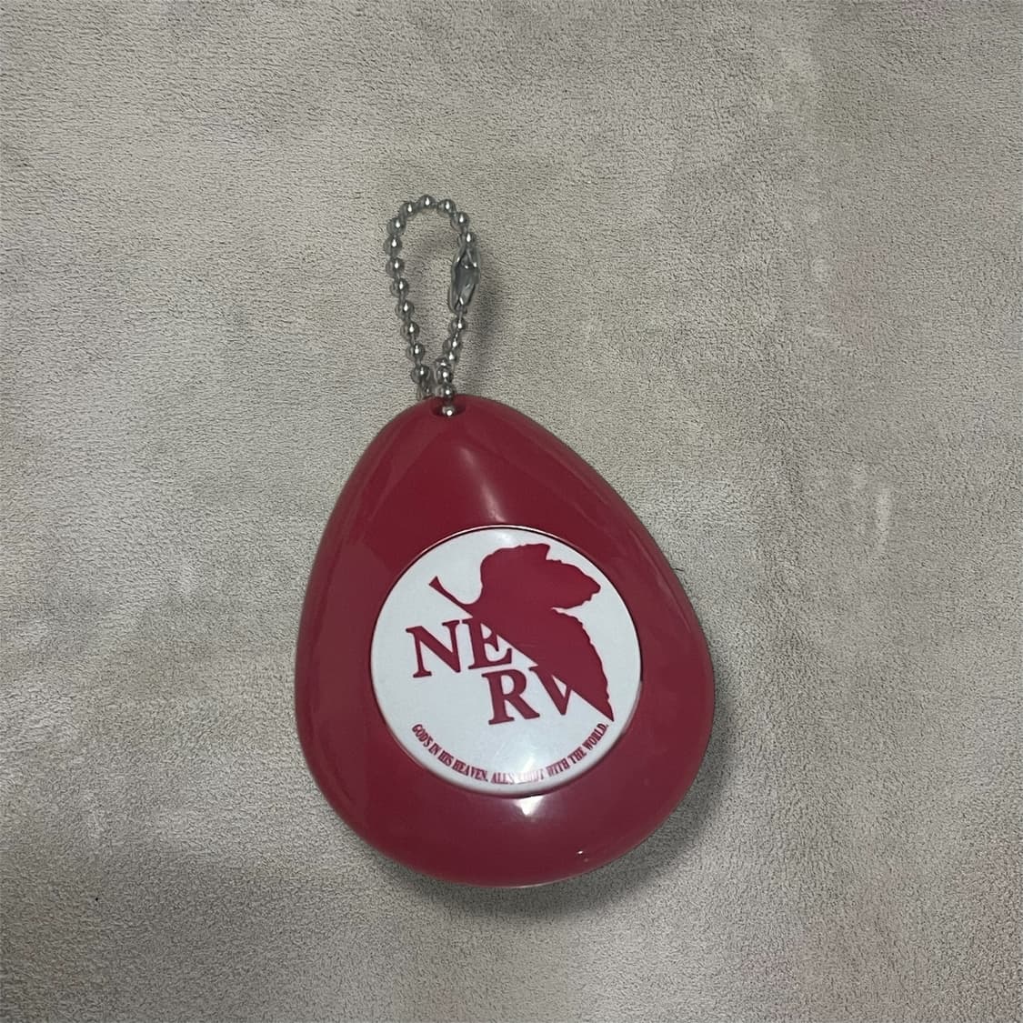 에반게리온 보이스참 키링 악세사리 레드 상품이미지1