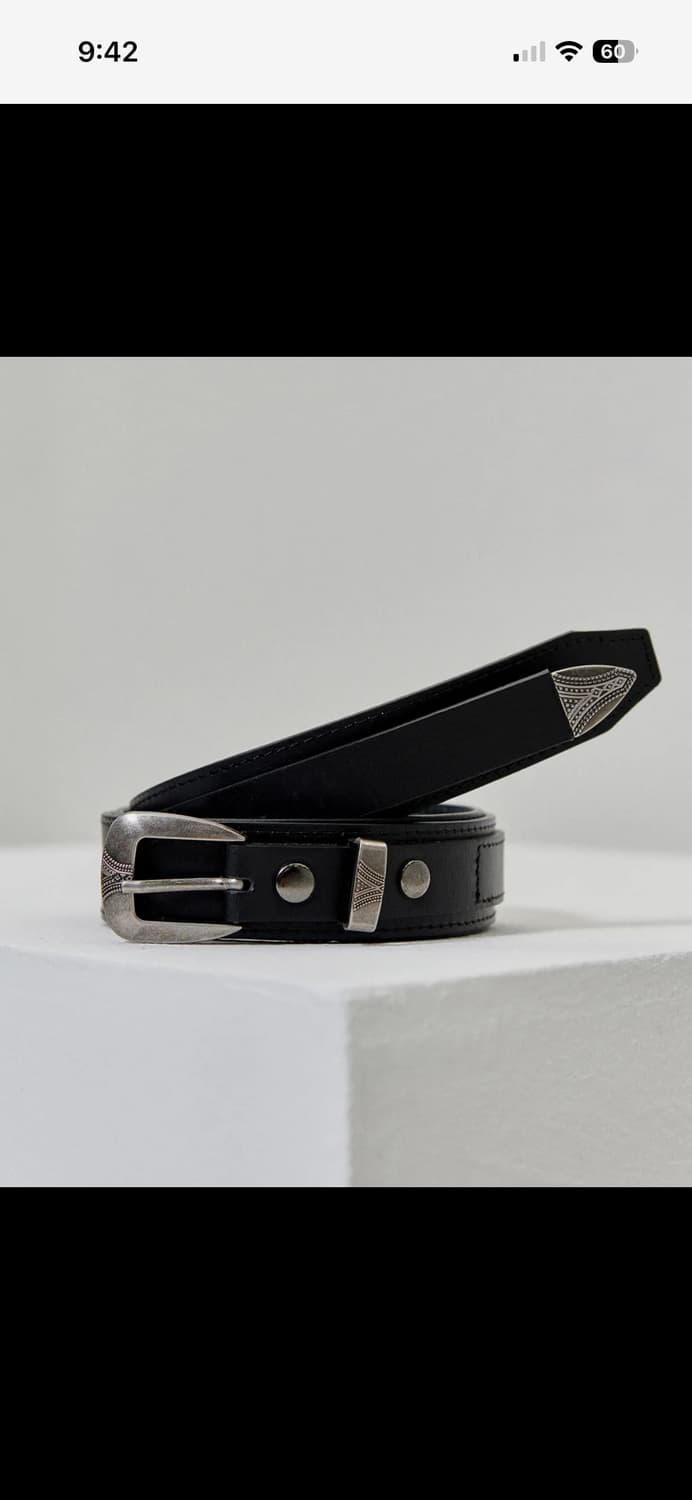 도프제이슨 미니멀 레이어드 하드레더 벨트 상품이미지1