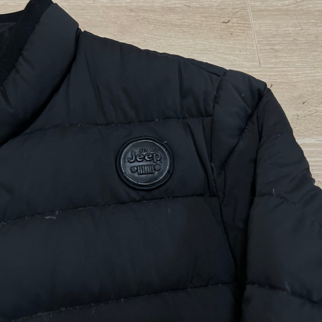 지프 JEEP 구스다운 와펜 경량패딩 점퍼 [블랙] XL/105 상품이미지4