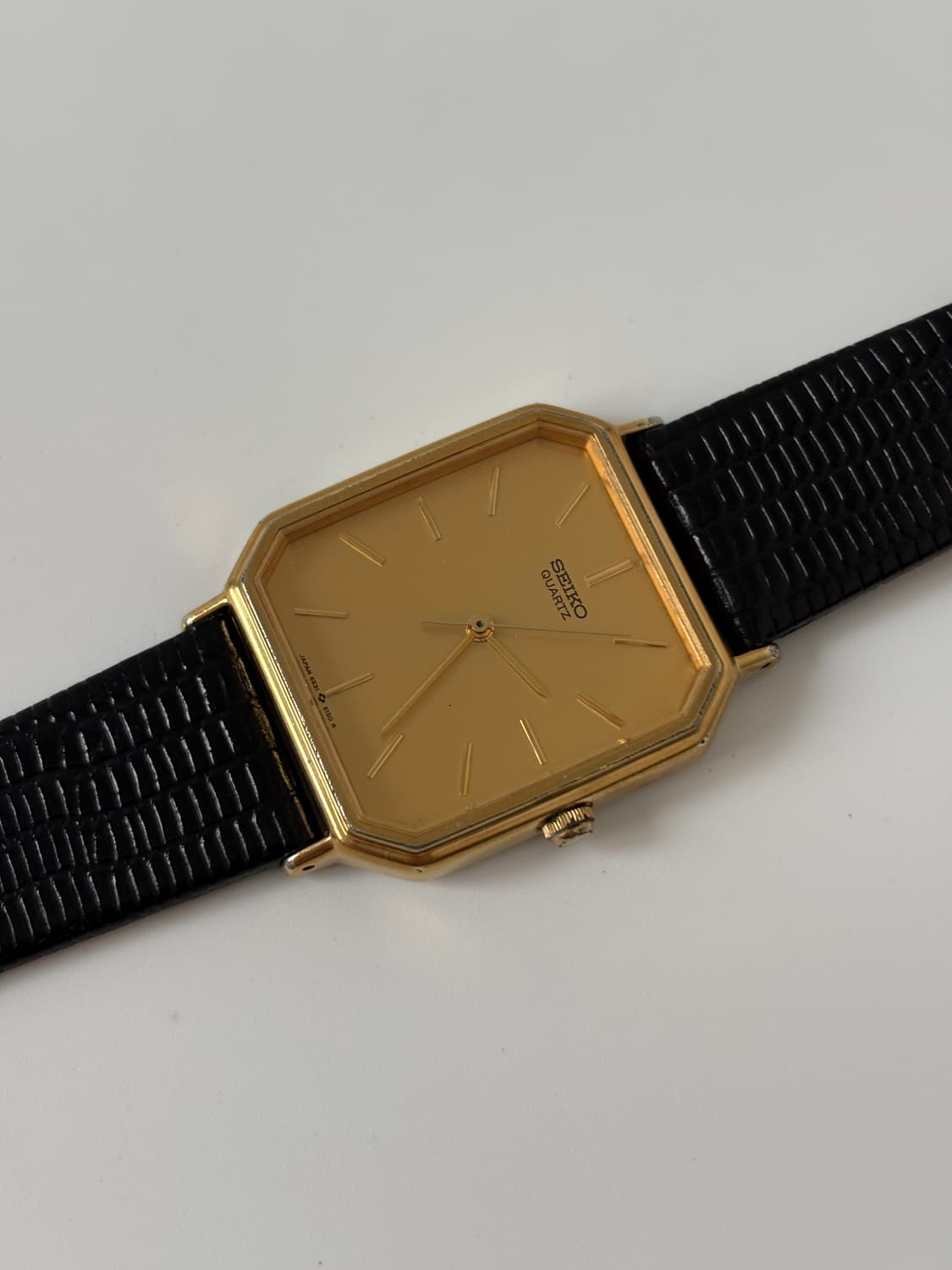 1980s Gold Square Quartz 상품이미지4