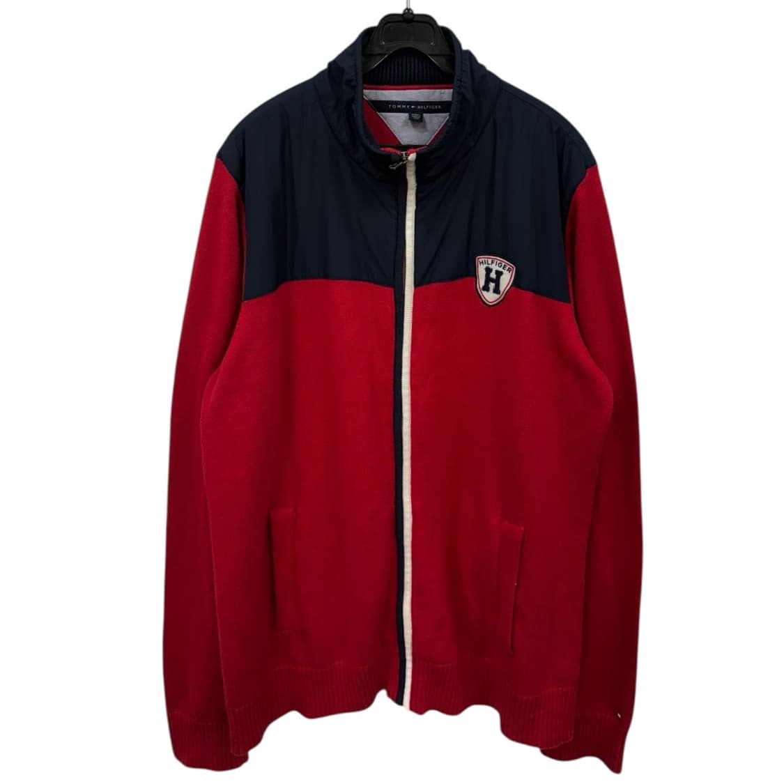타미힐피거 니트집업 상품이미지1