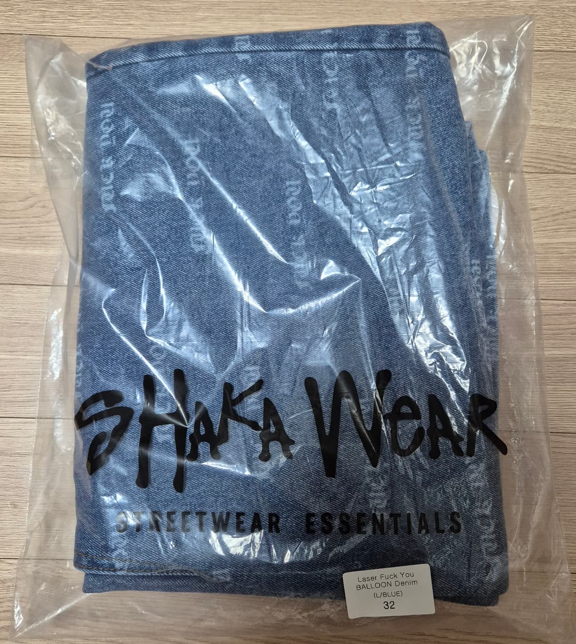 샤카웨어 배기 데님팬츠 32 상품이미지5