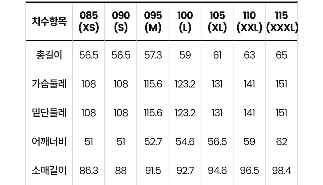 24fw 고어눕시 3xl 상품이미지6