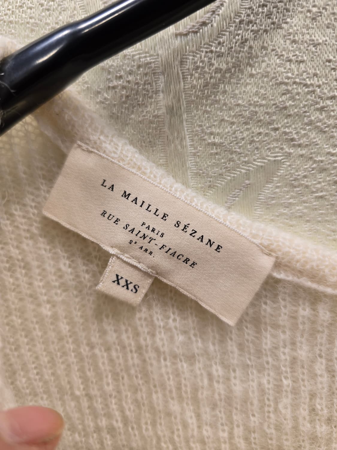 거의새거) 세잔 세잔느 Sezane 메리노울 니트 가디건 XXS 상품이미지6