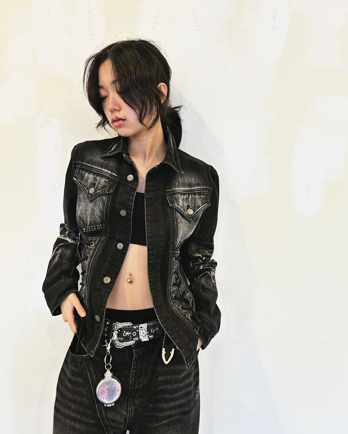 토네이도 마트 아일렛 워싱 데님 자켓 상품이미지8