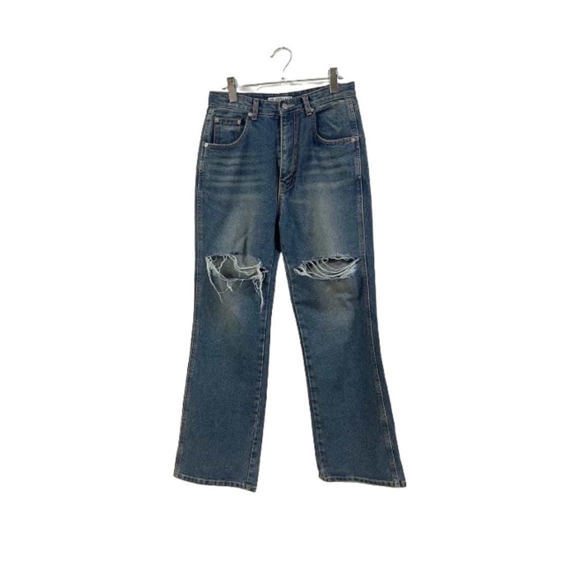 Damage Dyed Boots Denim (woman 27) 상품이미지1