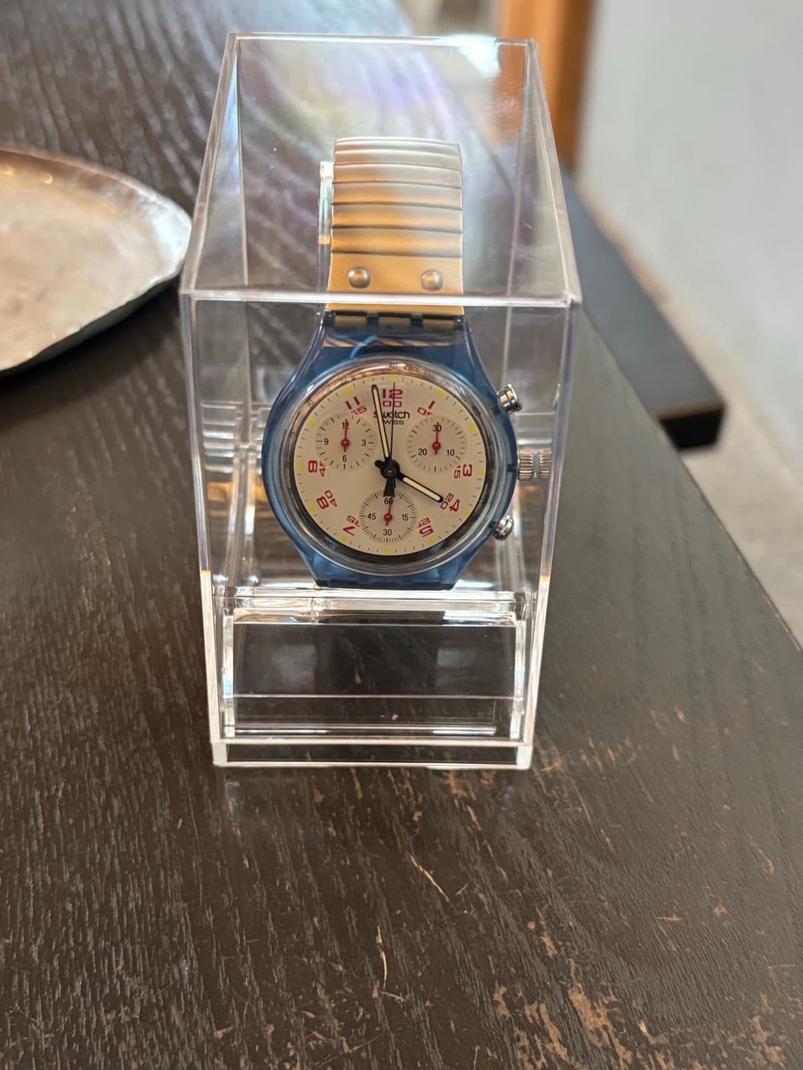 빈티지 스와치 크로노그래프 시계 91년판 상품이미지1