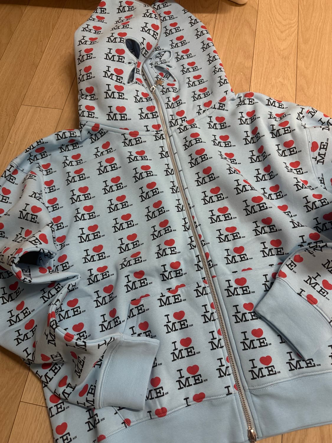 애슐리 윌리엄스 후드집업 블루 상품이미지2