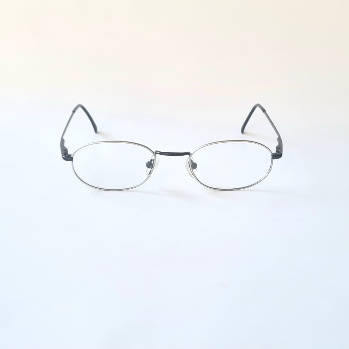 빈티지 레트로 오벌 블랙 &실버 안경테 430 상품이미지4